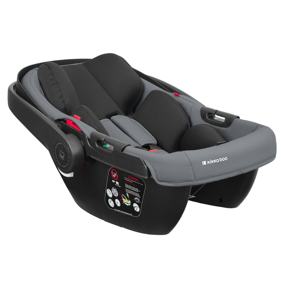 KikkaBoo® Otroški voziček s košaro 3v1 Mia Grey KikkaBoo