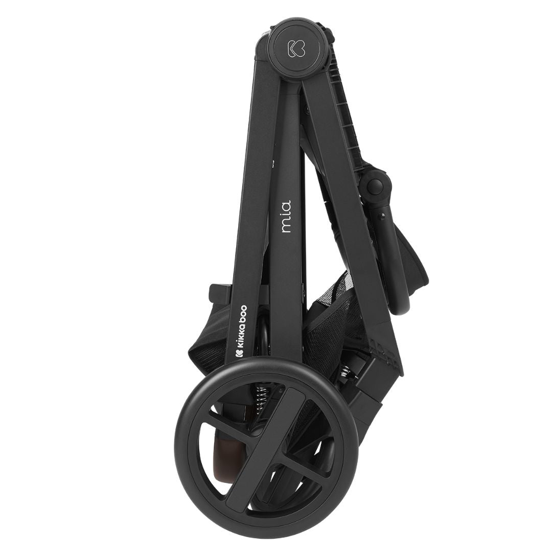 KikkaBoo® Otroški voziček s košaro 3v1 Mia Black KikkaBoo