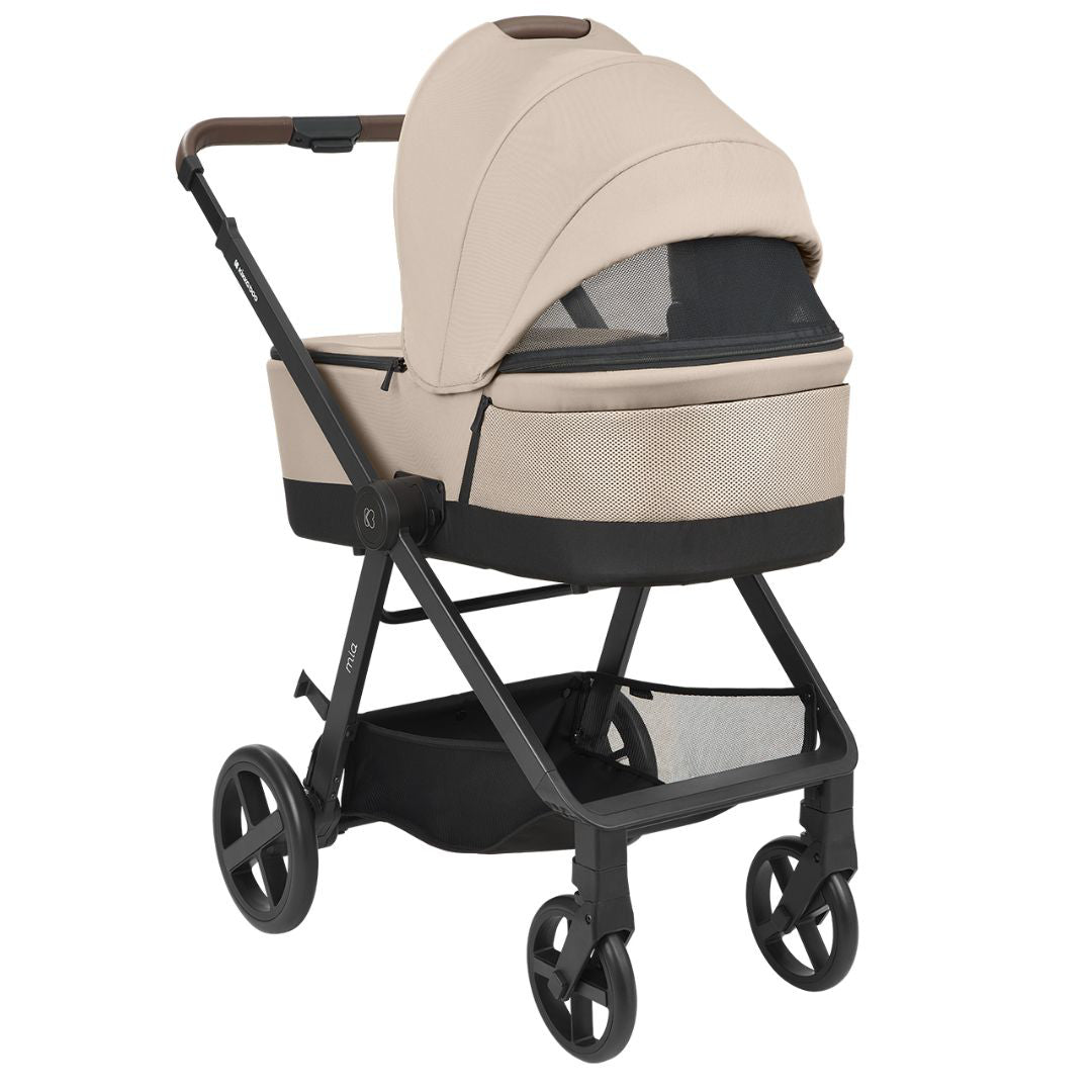 KikkaBoo® Otroški voziček s košaro 3v1 Mia Beige KikkaBoo