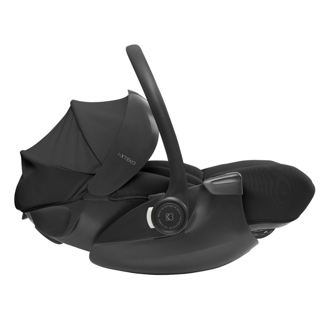 KikkaBoo® Otroški avtosedež / lupinica i-Xtend i-SIZE (40-87 cm) (Kara, Lanah, Thea 2024, Tiffany 2024) Black KikkaBoo