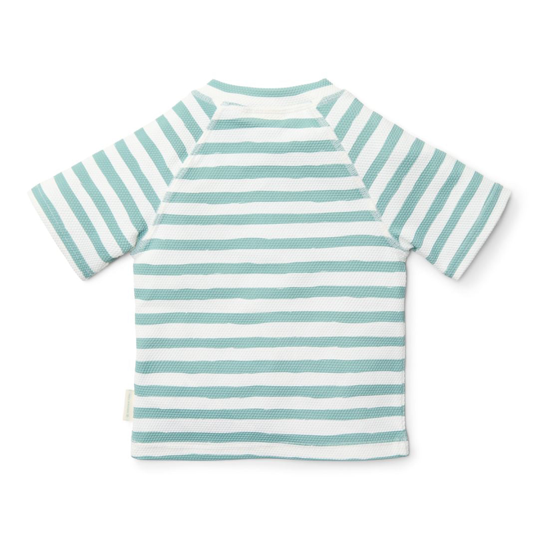 Little Dutch® Otroška kopalna majica Stripes Surf Blue Little Dutch