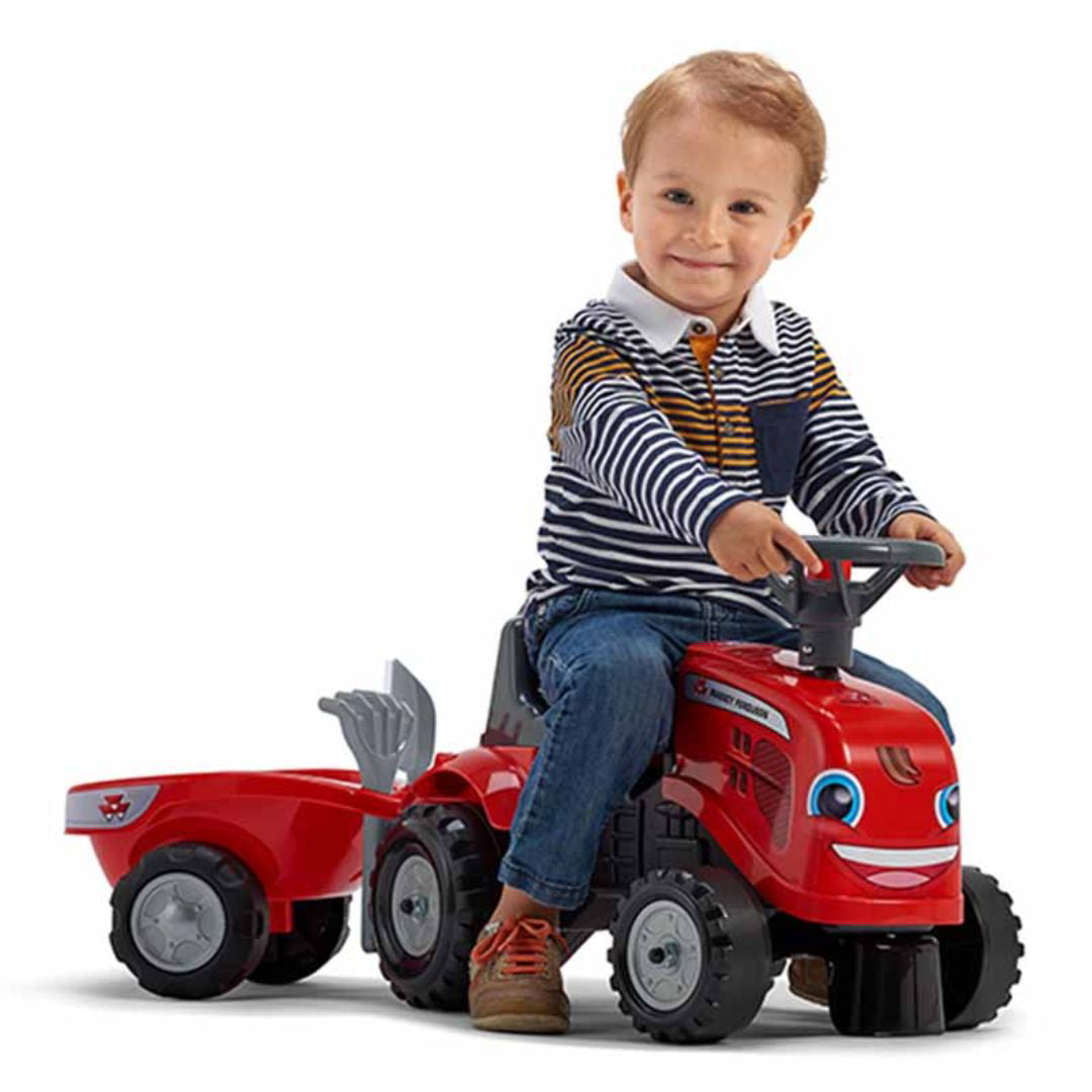 Falk® Poganjalček traktor Massey Ferguson s prikolico Falk