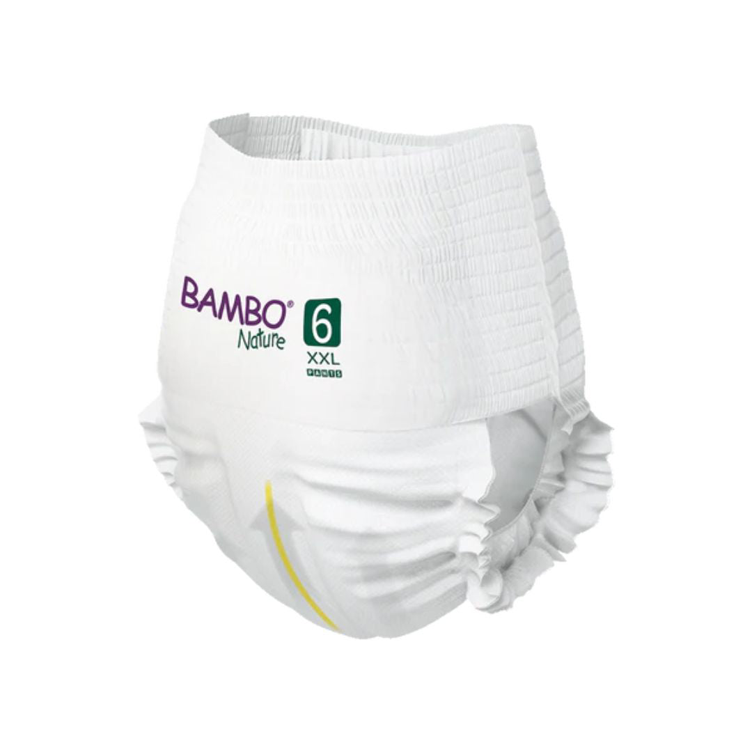 Bambo Nature® Hlačne plenice XXL Velikost 6 (15+ kg) 18 kos Bambo Nature