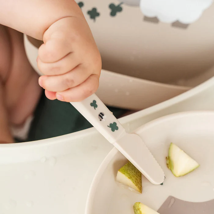 Done by Deer® Jedilni pribor Foodie Tiny farm Sand Done by Deer