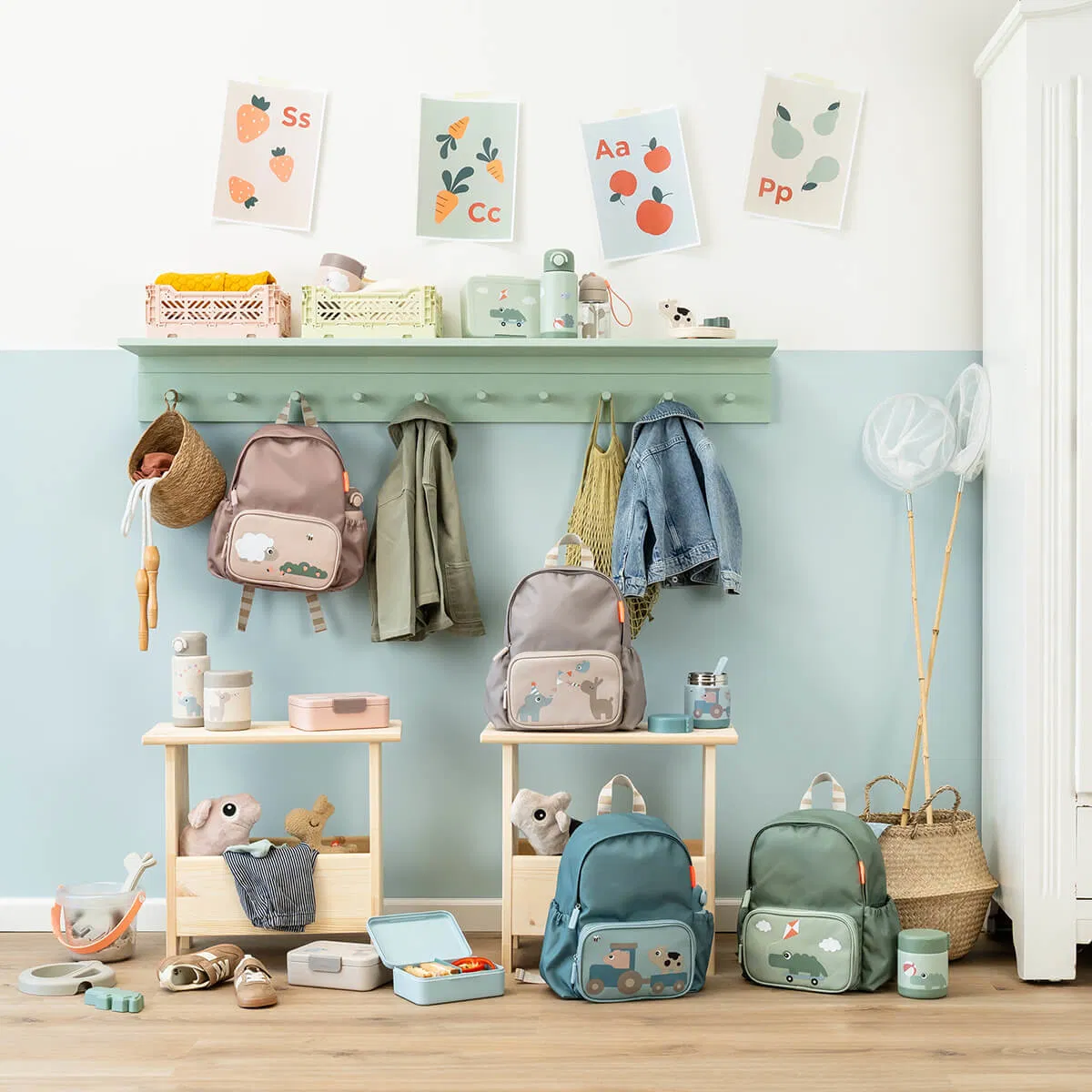 Done by Deer® Otroški nahrbtnik Playground Green 7,5l Done by Deer