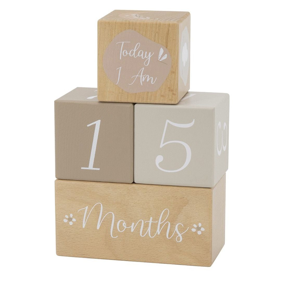 Label Label® Lesene kocke Milestone Nougat Label Label