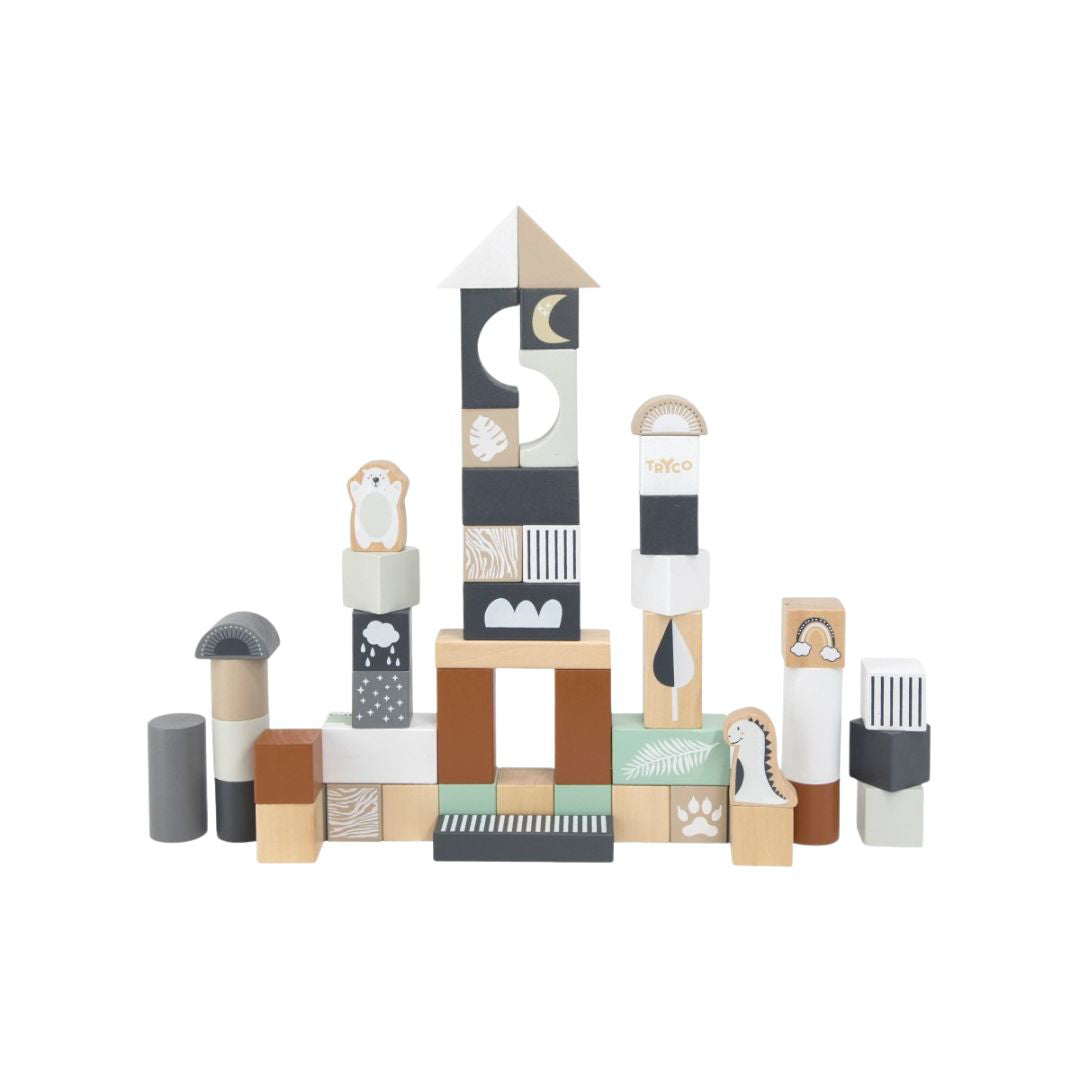 Tryco® Lesene kocke 50 kos Tryco