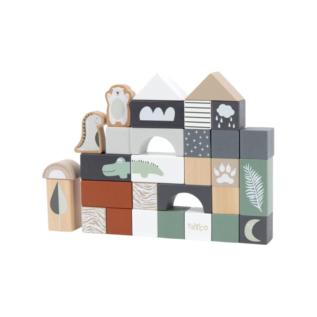 Tryco® Lesene kocke 50 kos Tryco