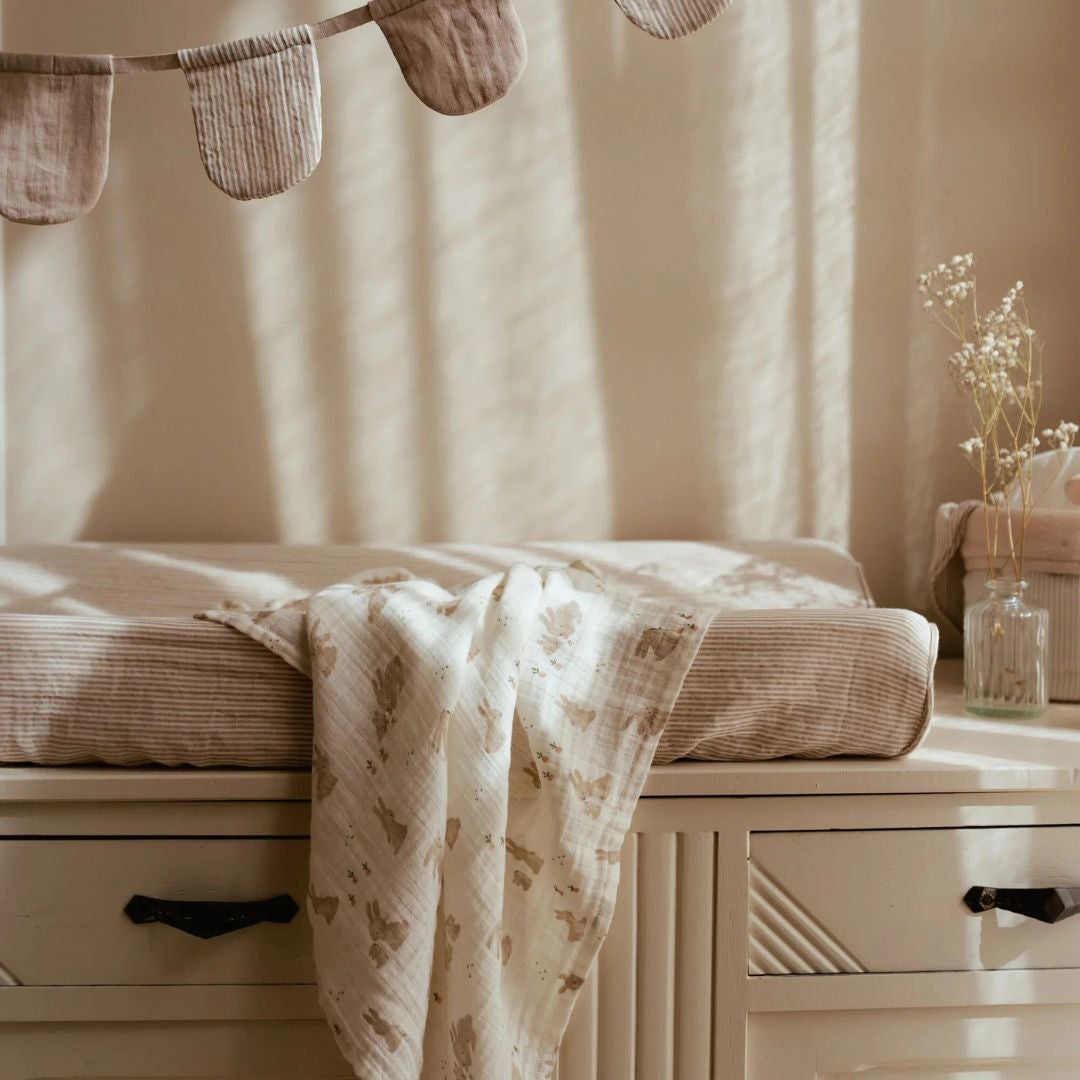 Little Dutch® Komplet 2 tetra pleničk Baby Bunny 70x70 Little Dutch