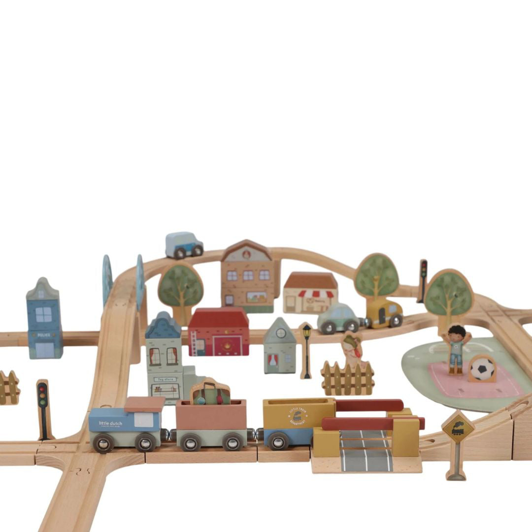 Little Dutch® Lesen železniški komplet XL Little Dutch