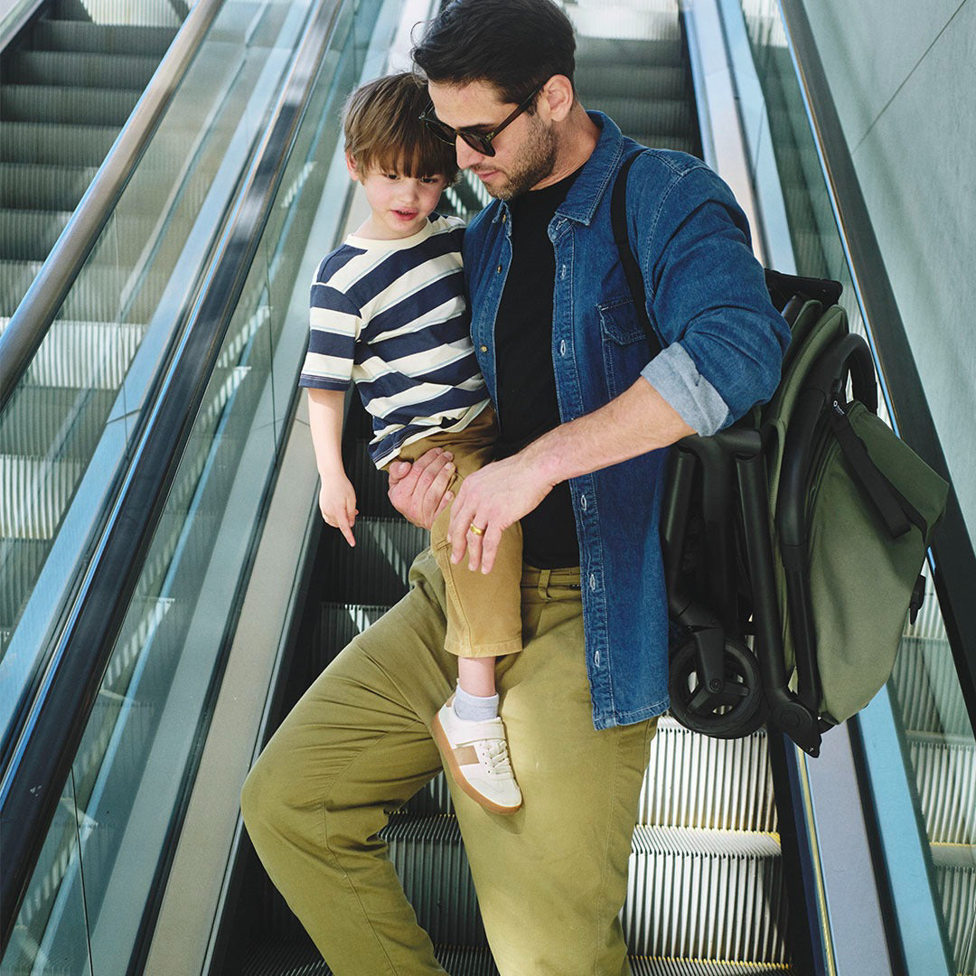 Bugaboo® Otroški voziček Butterfly 2 Black/Forest Green Bugaboo