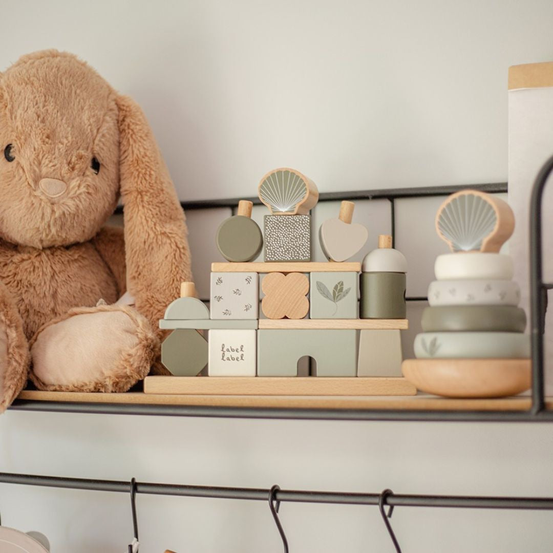 Label Label® Stacking Blocks Olive Green