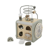 Label Label® Wooden Activity Cube Olive Green