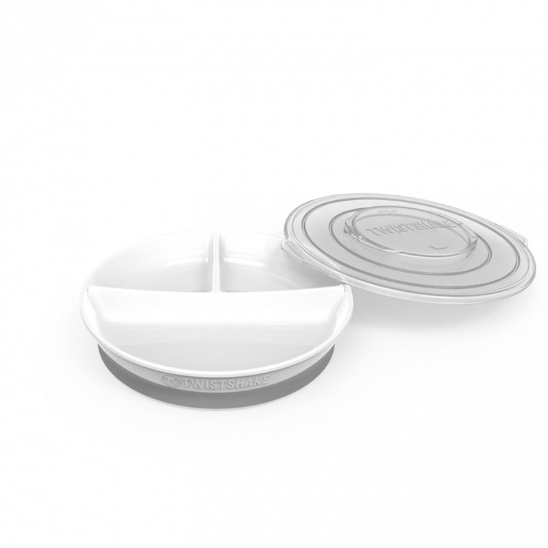 Slika za Twistshake® Podijeljeni tanjurić 210ml+2x90ml (6+m) - White