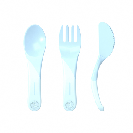 Slika za Twistshake® Početni pribor za jelo (6+m) - Pastel Blue
