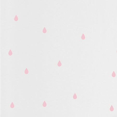 Pick Art Design® Zidne naljepnice Kapljice kiše Pastelno ružičaste