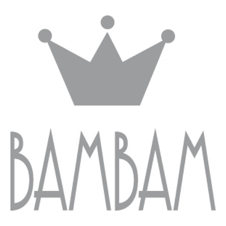 BamBam® Drvena slova Siva