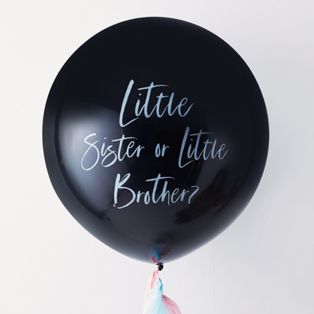 Slika za Ginger Ray® Balon s dodatcim za otkrivanje spola Little Sister/Brother