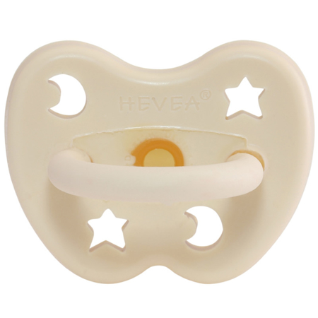 Slika za Hevea® Ortodontska duda od kaučuka  Milky White LUNA&ZVJEZDICE 