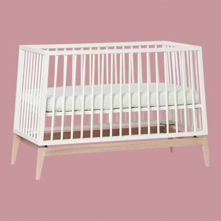 Leander® Dječji krevetić Luna™ 120x60 cm White/Oak 