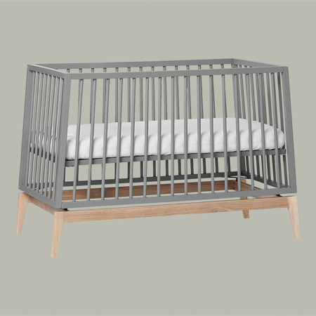 Leander® Dječji krevetić Luna™ 120x60 cm Grey/Oak 