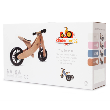 Slika za Kinderfeets® 2u1 Tricikl i bicikl bez pedala Tiny Tot Plus Slate Blue