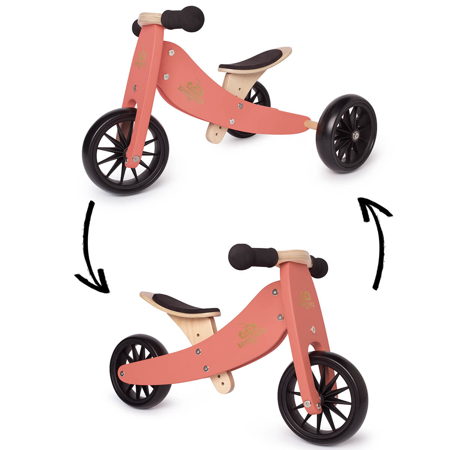 Slika za Kinderfeets® 2u1 Tricikl i bicikl bez pedala Tiny Tot Coral