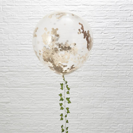 Slika za Ginger Ray® Veliki balon s konfetima Rose Gold 