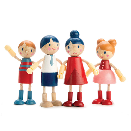Slika za Tender Leaf Toys® Drvene lutke Doll Family 