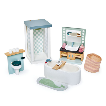 Slika za Tender Leaf Toys® Kupaonica za lutke Dolls House Bathroom Furniture 