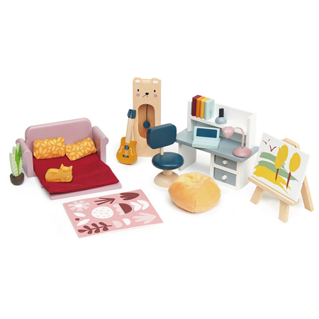 Slika za Tender Leaf Toys® Komplet namještaja za lutke Dolls House Study Furniture