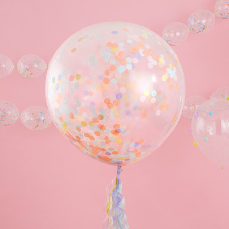 Slika za Ginger Ray® Veliki baloni s konfetima Pastel Party 3 kosi 