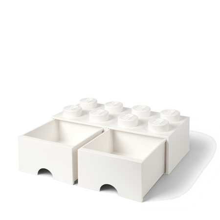 Slika za Lego® Kutija za pohranjivanje s ladicama 8 White