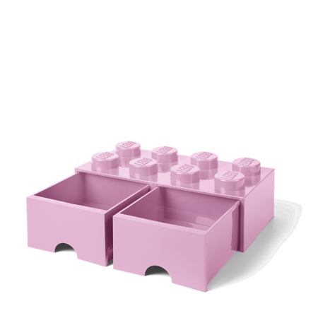 Slika za Lego® Kutija za pohranjivanje s ladicama 8 Light Purple