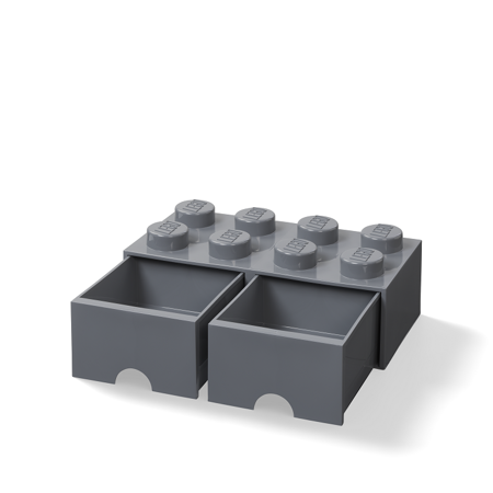 Slika za Lego® Kutija za pohranjivanje s ladicama 8 Dark Grey