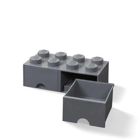Slika za Lego® Kutija za pohranjivanje s ladicama 8 Dark Grey