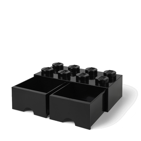 Slika za Lego® Kutija za pohranjivanje s ladicama 8 Black
