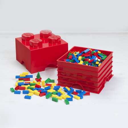 Slika za Lego® Kutija za pohranjivanje 4 Medium Stone Grey