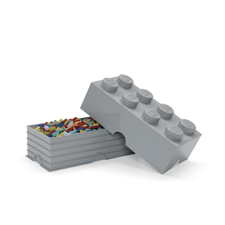 Slika za Lego® Kutija za pohranjivanje 8 Medium Stone Grey