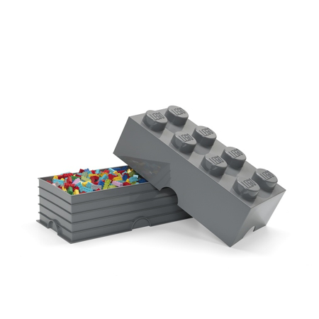 Slika za Lego® Kutija za pohranjivanje 8 Dark Grey