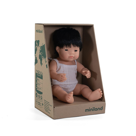 Miniland® Lutka Asian Boy 38cm