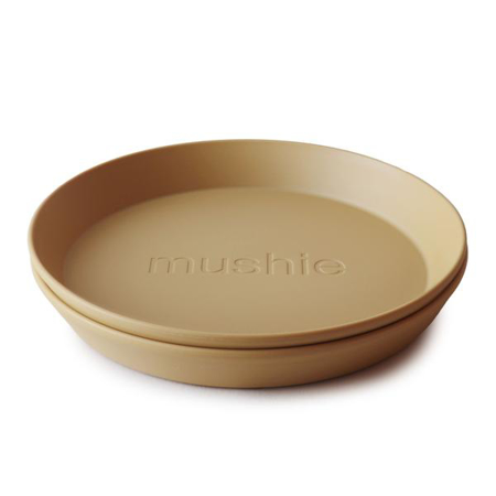 Slika za Mushie® Set dva tanjurića Mustard  
