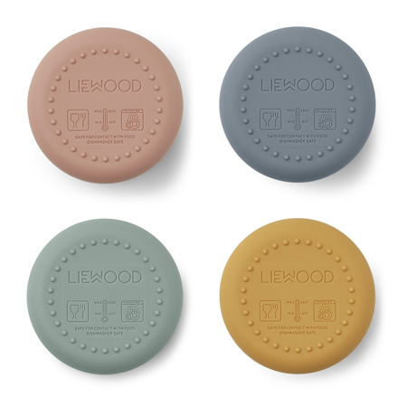  Liewood® Set 4 silikonske čašice Ethan Rabbit Multi Mix