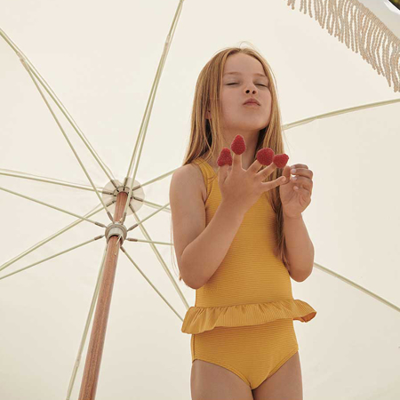 Slika za Liewood® Dječji kupaći kostim Amara Structure Yellow Mellow