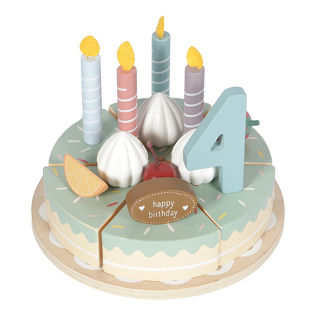 Slika za Little Dutch® Drvena rođendanska torta