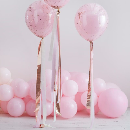 Slika za Ginger Ray® Resice za balone Mix It Up Rose Gold and Pink