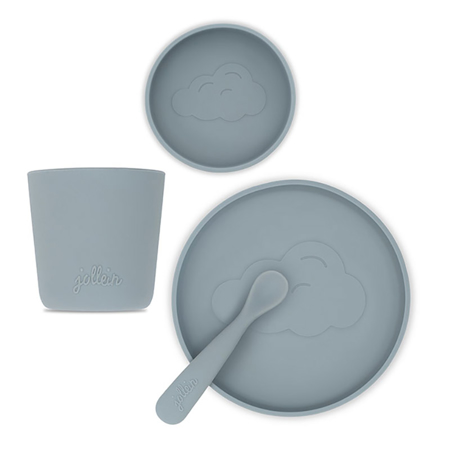 Slika za Jollein® Silikonski set za jelo Storm Grey 