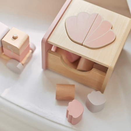 Slika za Jollein® Drvena didaktička igračka Shell Pink 