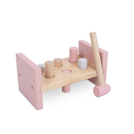 Jollein® Drvena igračka Čekić Pink