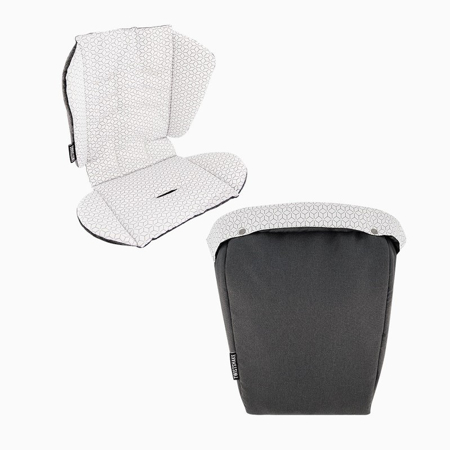 Slika za Twistshake® Podloga za kolica i vreća za noge Black